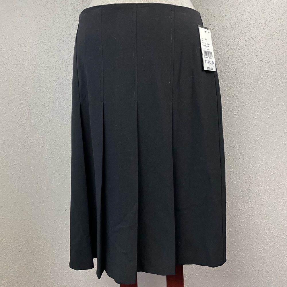 NWT AGB Black Midi Skirt Size 8